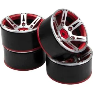 ShareGoo 4 llantas de metal de 4 piezas de 4 pulgadas de_1