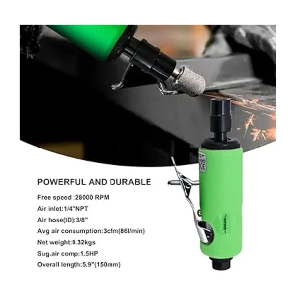 DOTOOL Kit de mini amoladora de aire de 14 de pulgada_7