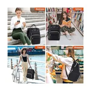 Mochila para computadora portátil para mujer de moda_6