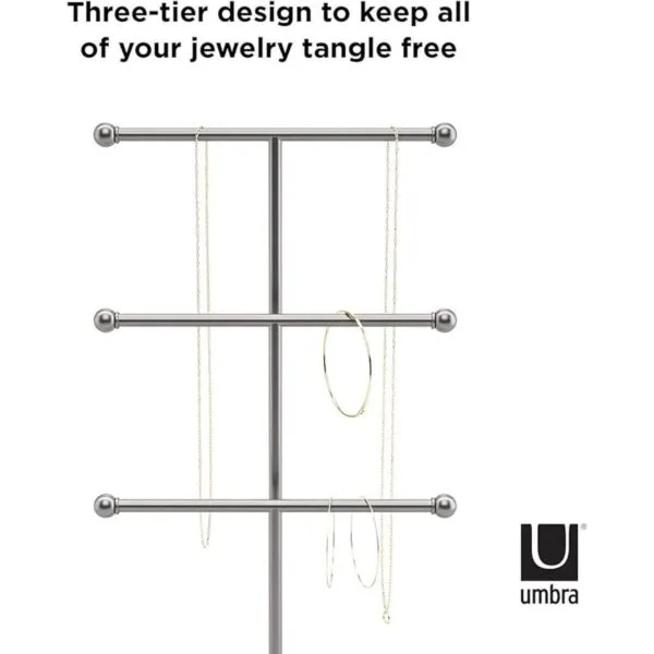 Umbra Trigem Organizador de joyería de mesa con niveles_3