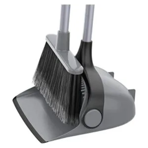 MR.SIGA Broom and Dustpan Set with Long Handle Upright_1