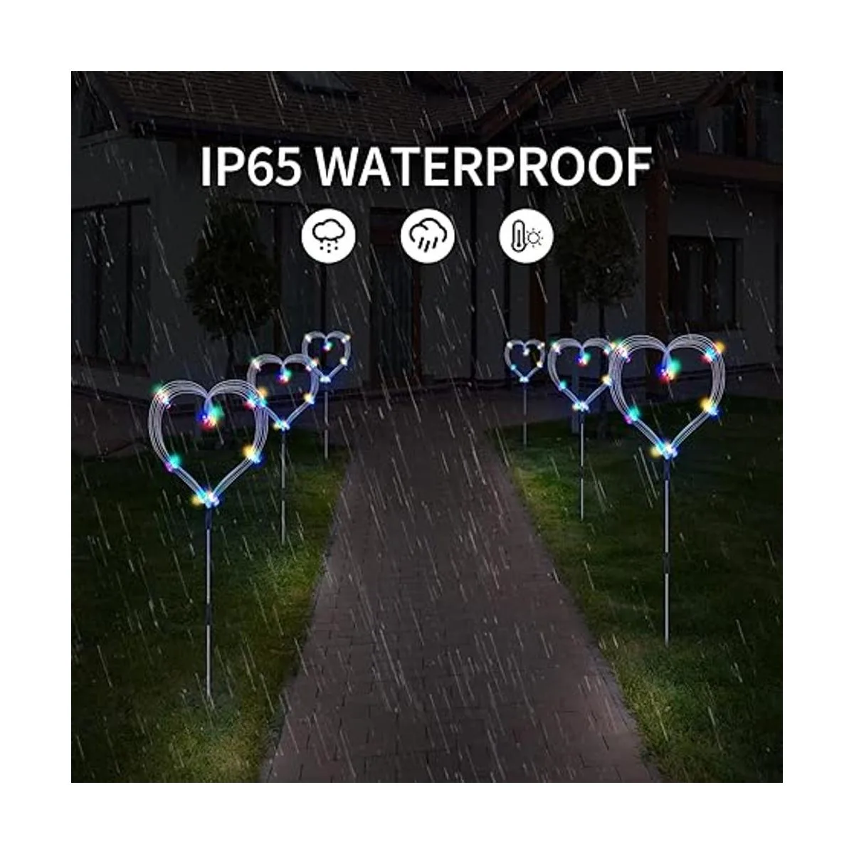 Luces solares de jardín luces de fuegos artificiales al_4