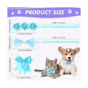 60 corbatas para perros con collar ajustable corbatas_2