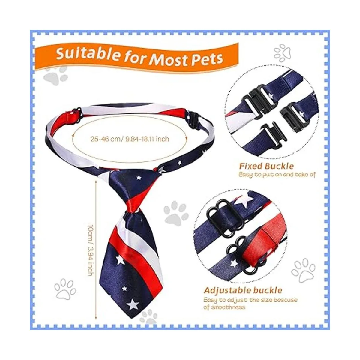 50 corbatas ajustables para el cuello del perro 50 tipos_2