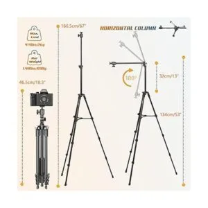 Trípode para teléfono soporte de trípode horizontal de 67_2