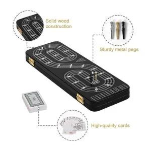 Juego de mesa de cribage 3 pistas 2 áreas de_3