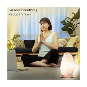 Himalayan Glow Lámpara de sal blanca 6 libras_3