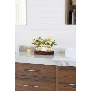 Mkono Decoración de mesa de centro de mesa con 3 tarros_5