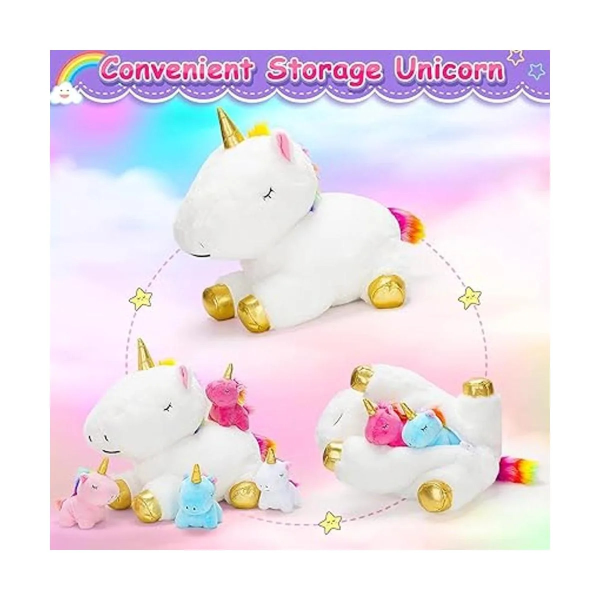 KMUYSL Juguetes de unicornio para niñas a partir de 3 4_2