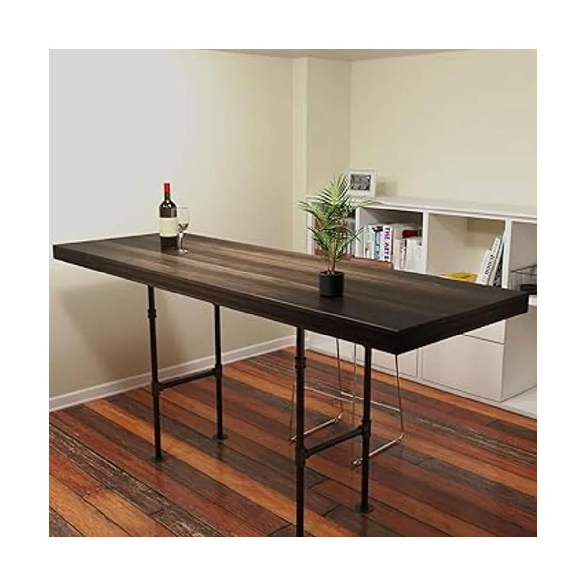 Niubid Paquete de 10 pezones de acero maleable negro de_5