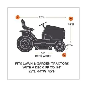 Classic Accessories Cubierta para tractor de césped_2
