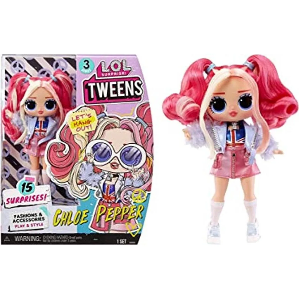 LOL Surprise Tween Series 3 Muñeca Chloe Pepper con 15_1