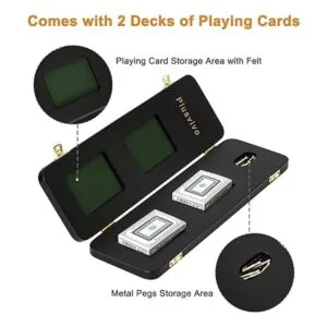 Juego de mesa de cribage 3 pistas 2 áreas de_2