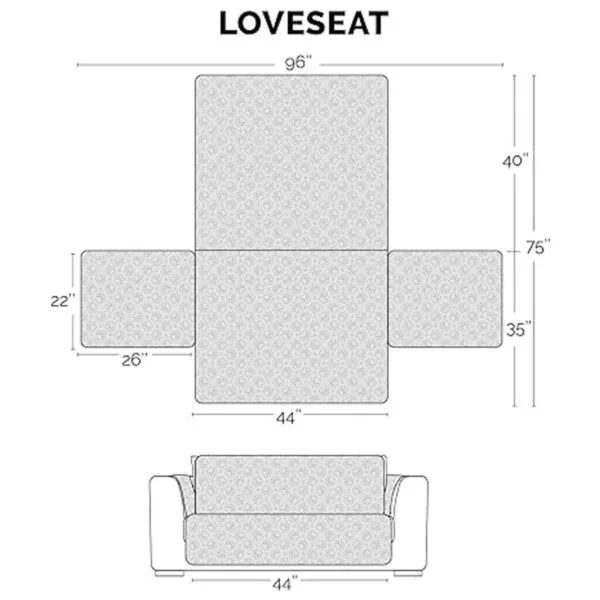 Furhaven Funda de muebles de sala de estar para perros y_2