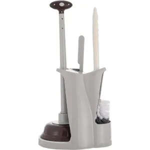 Cq acrylic Combo de émbolo y cepillo para inodoro para_1