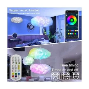 Kit de luz de nube grande 3D con sincronización de música_3