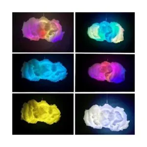 Kit de luz de nube grande 3D con sincronización de música_5