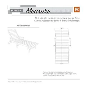 Funda para tumbonas Terrazzo de Classic Accessories M_3