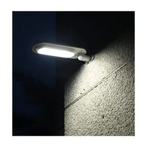 Luz de pared blanca con sensor de movimiento giratorio de_1