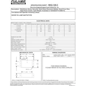 Fulham Lighting WH2120C Workhorse 2 lámpara fluorescente_2