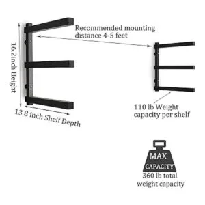CLEAR STYLE Estante de almacenamiento de madera y_2
