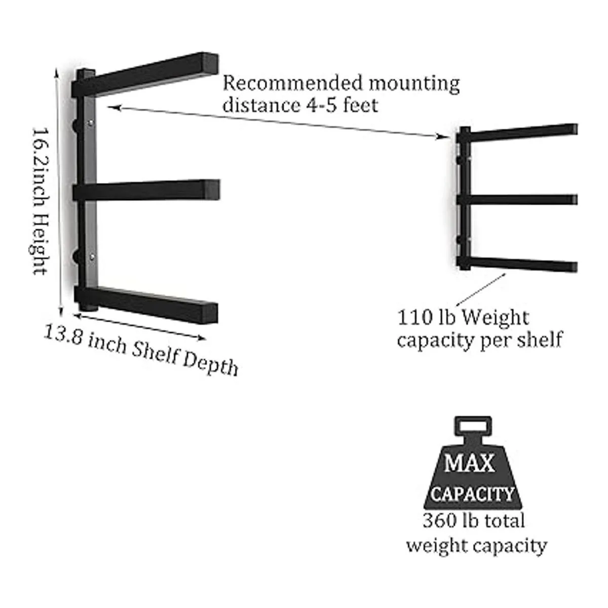 CLEAR STYLE Estante de almacenamiento de madera y_2