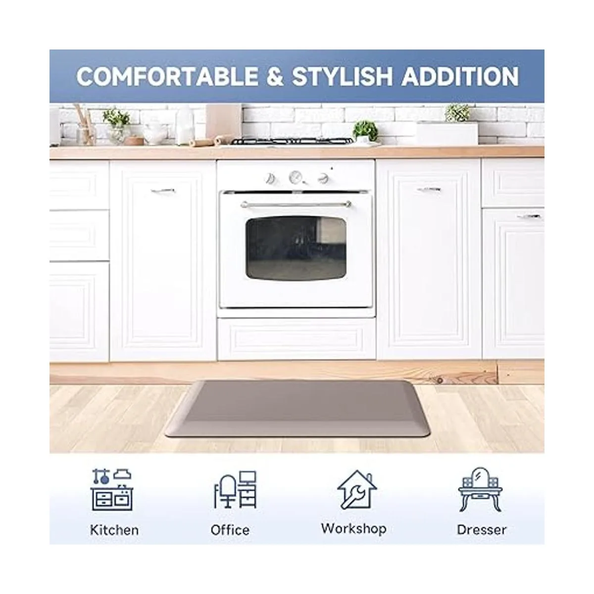 StepRite Tapete de cocina de 45 pulgadas de grosor_7