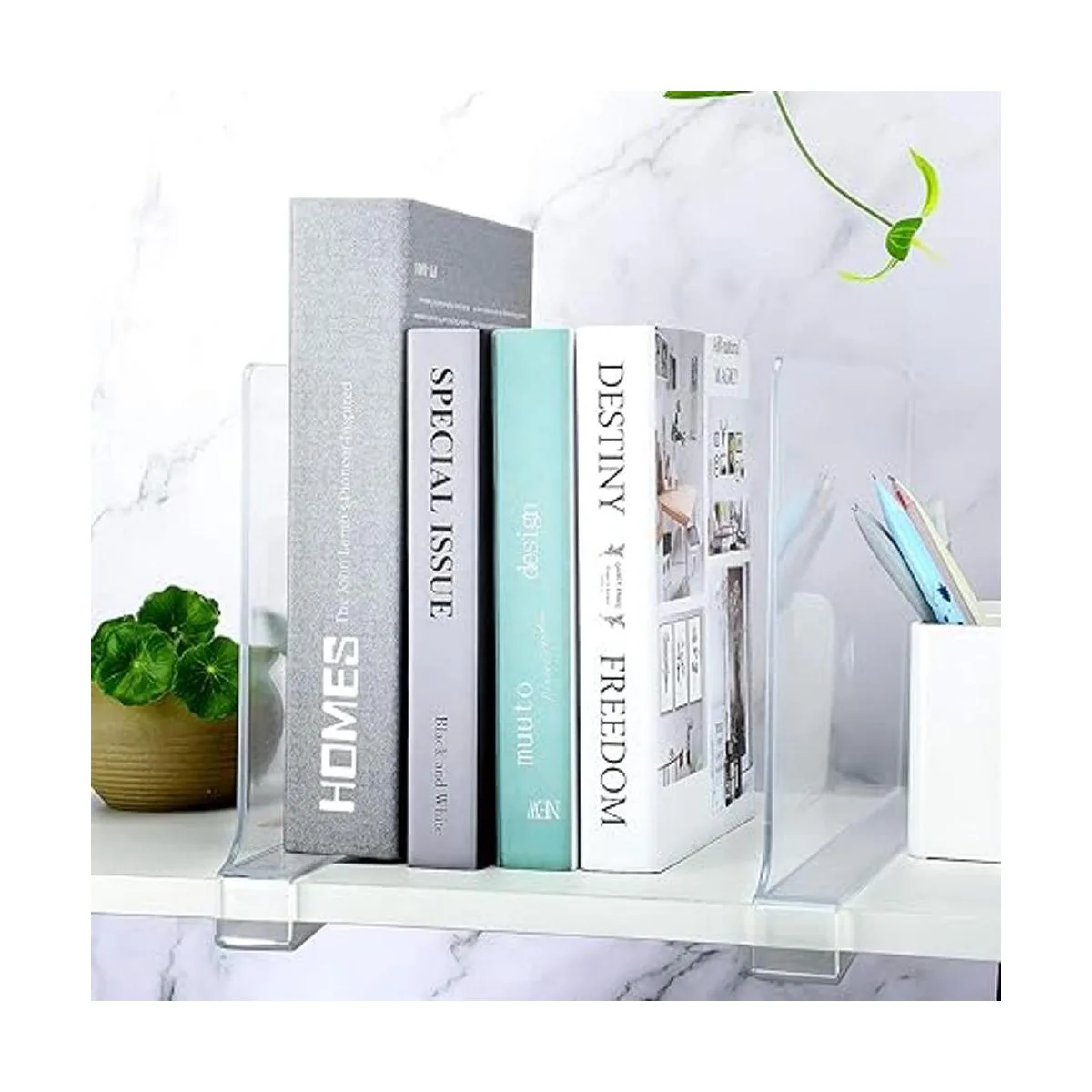 Boao Separadores de estantes acrílicos para armario_6
