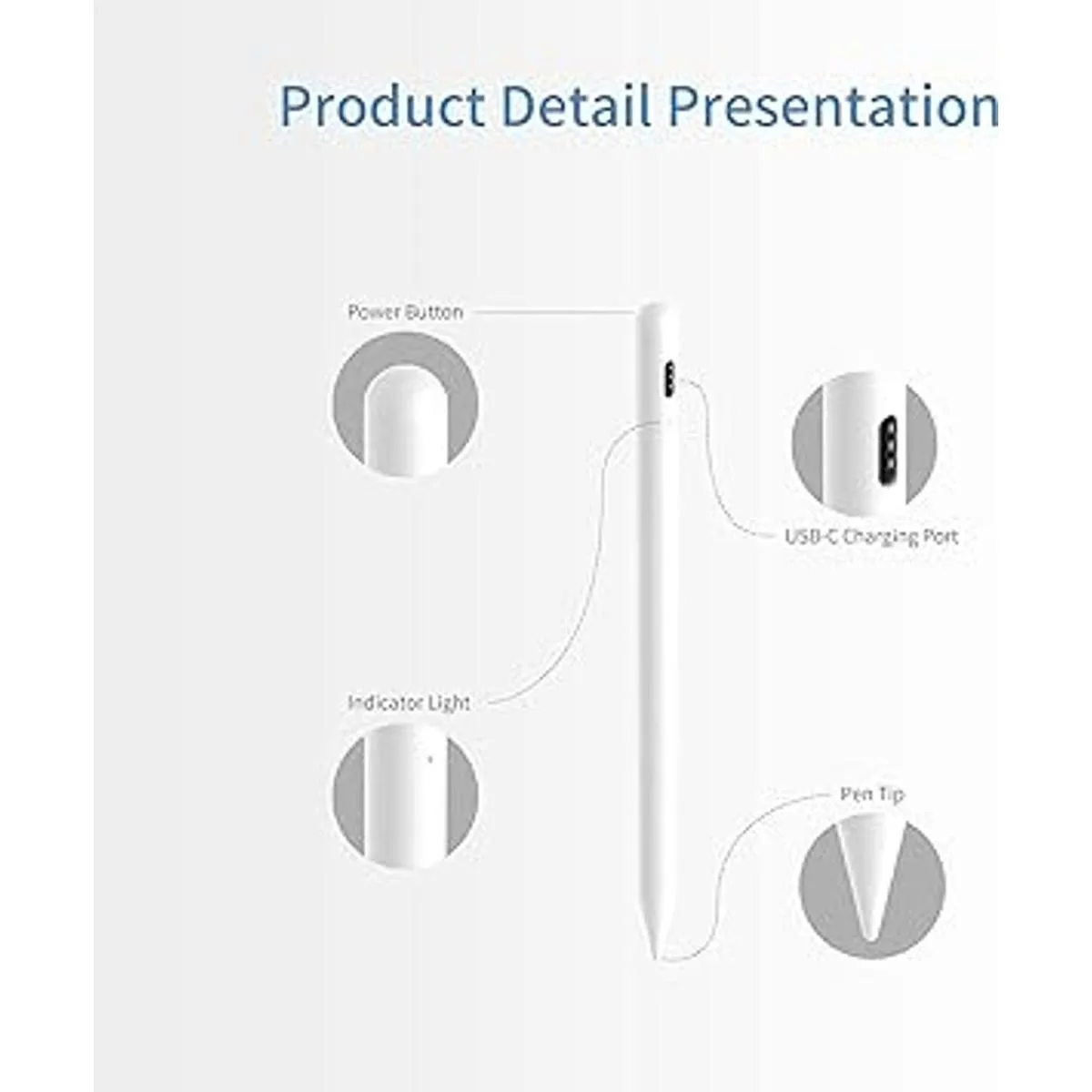 Lápiz digital Bluetooth para iPad Pro de 12.9 pulgadas 5_7