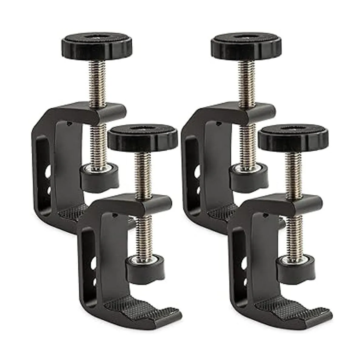 Abrazadera universal en C 4 piezas resistente agujero de_1