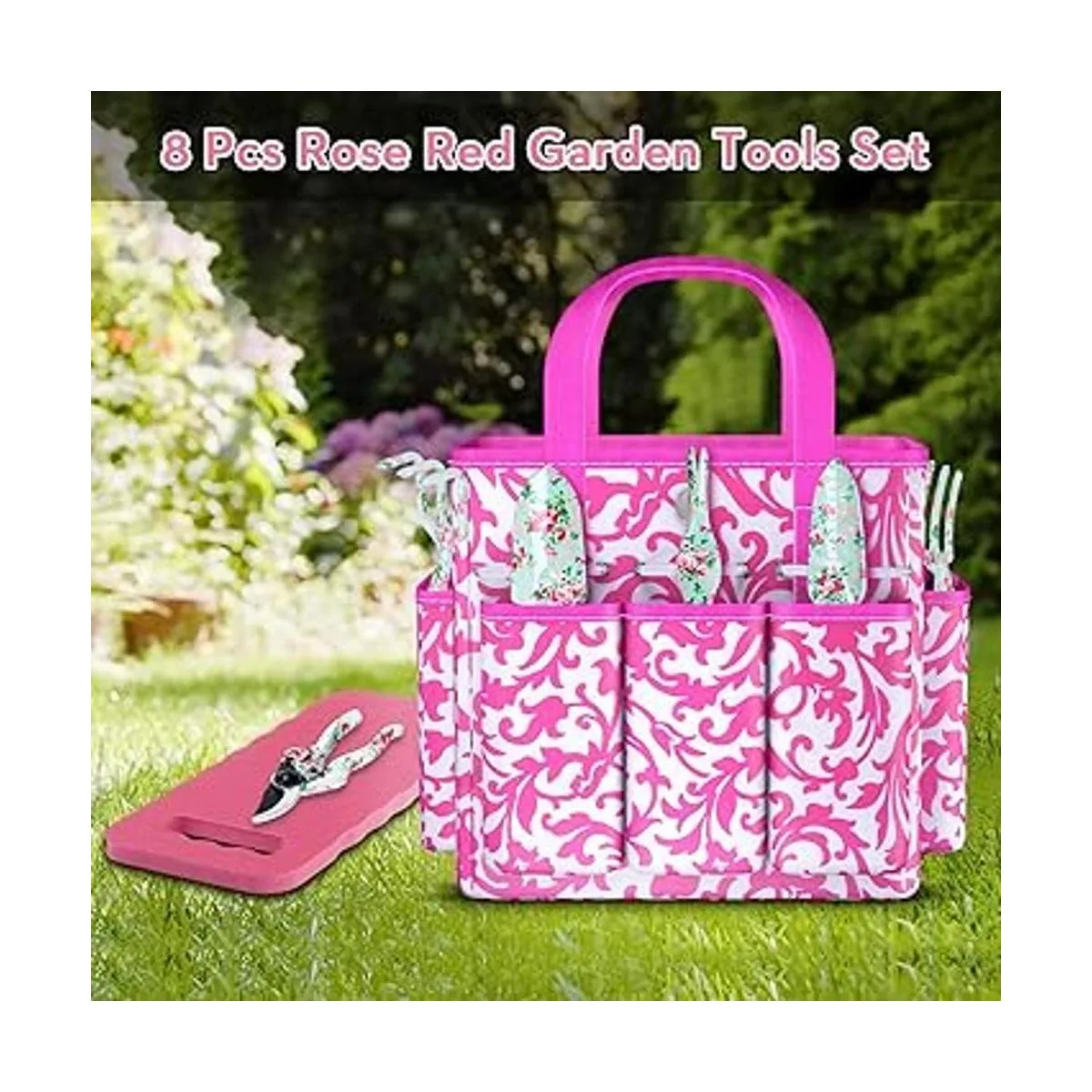 Herramientas de jardinería juego de 8 herramientas de_3