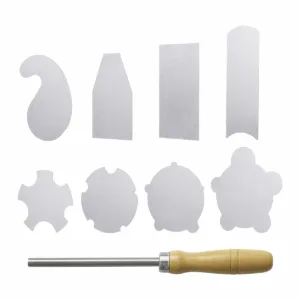 HERMIT TOOLS Paquete de 9 raspadores de gabinete_1