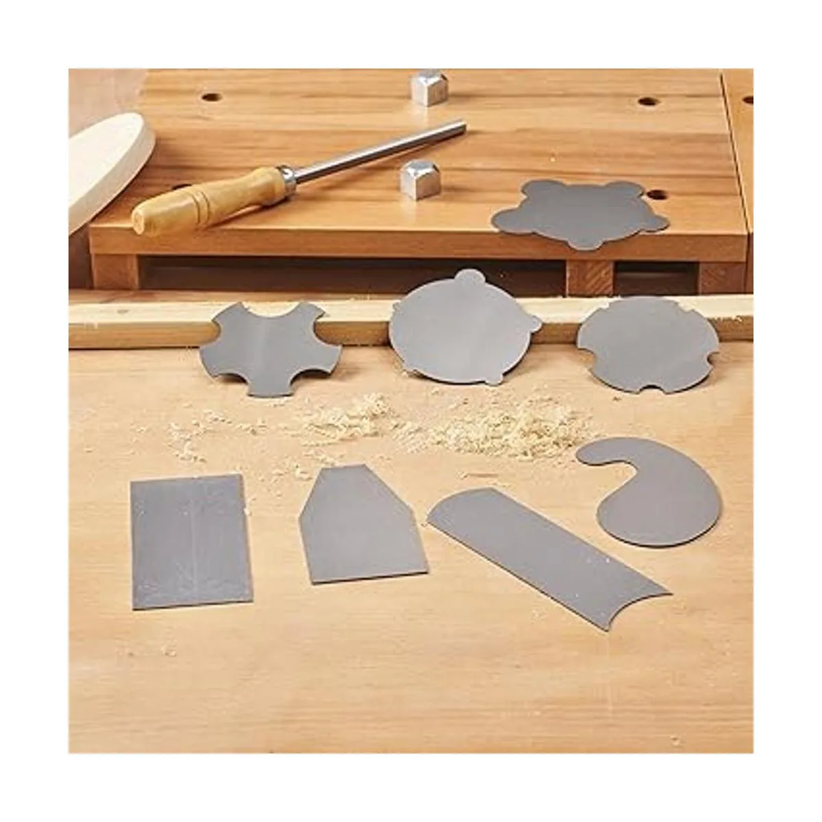 HERMIT TOOLS Paquete de 9 raspadores de gabinete_2