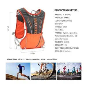 IX INOXTO Chaleco de hidratación para correr para hombres_2