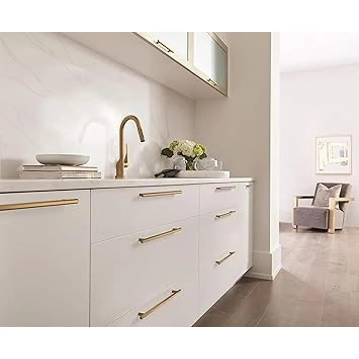 Amerock Tirador de gabinete Bronce champán 10.079 in_2