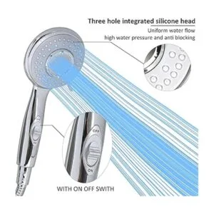 Cabezal de ducha RV con manguera e interruptor de_2