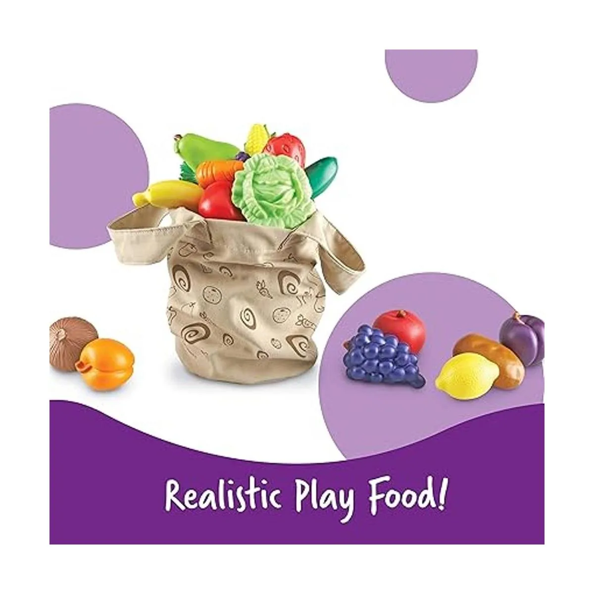 Learning Resources Bolsa de frutas y verduras recién_2
