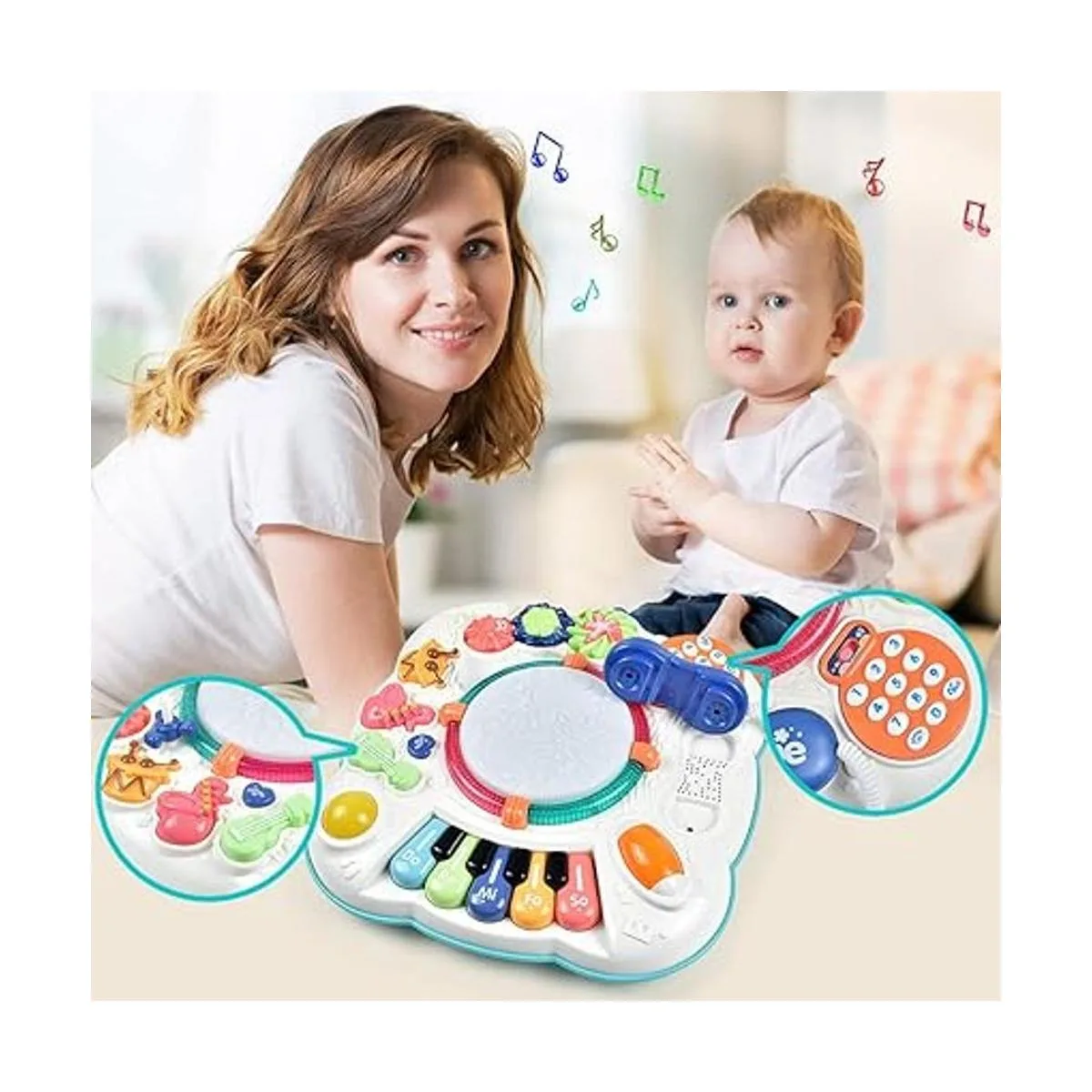 Tuko Juguetes de mesa de actividades para bebés de 6 a 12_6