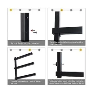 CLEAR STYLE Estante de almacenamiento de madera y_5