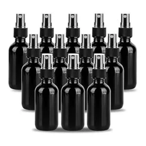 YONKAN Botella de espray de vidrio de 2 onzas botellas de_1