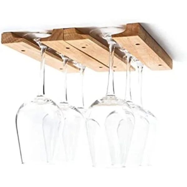 Fox Run Soporte para copas de vino. Vajilla Marrón_1