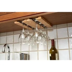 Fox Run Soporte para copas de vino. Vajilla Marrón_5