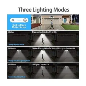 Luces solares para exteriores 2 paquetes de baterías de_6