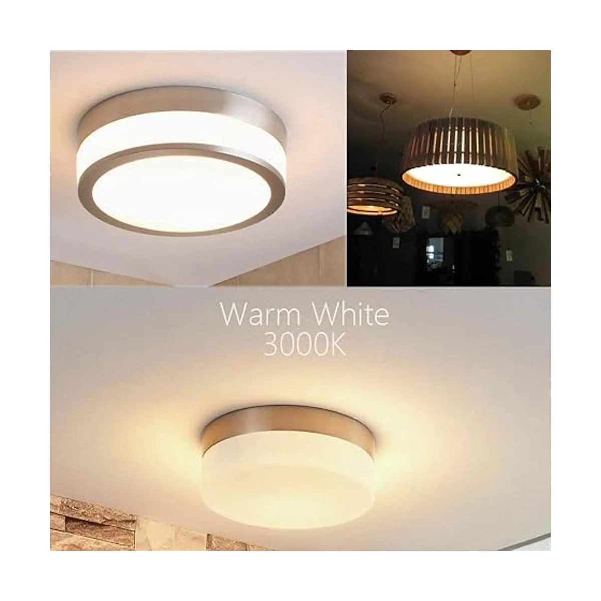 Noobibaba Bombilla LED GU24 de 3000 K bombilla GU24_2