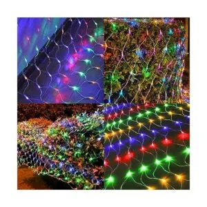 Tira de luces de red para Navidad malla de 360 luces led_2