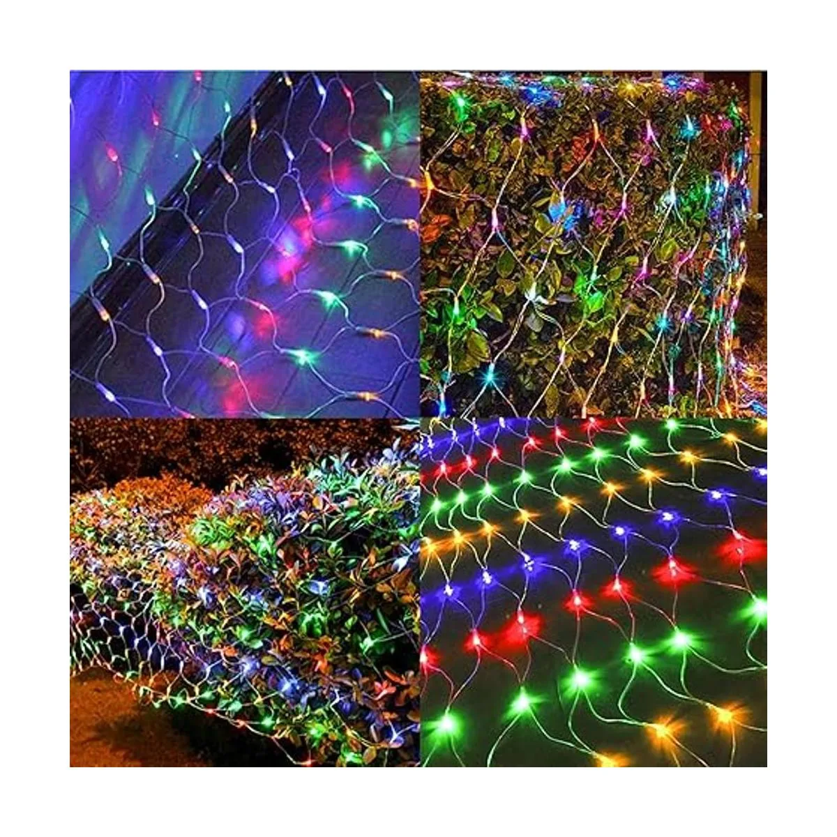 Tira de luces de red para Navidad malla de 360 luces led_2