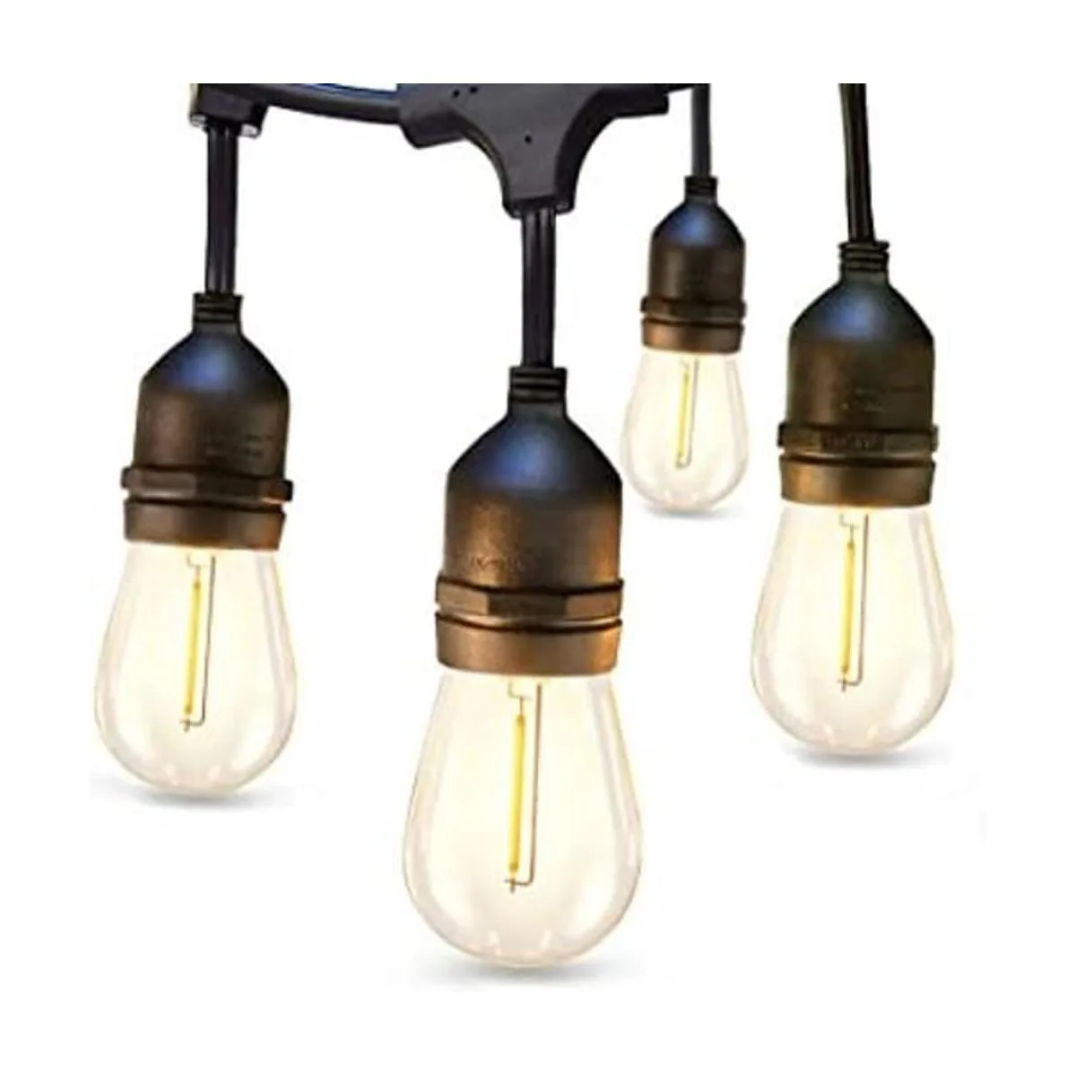 addlon Cadena de luces LED para exteriores de 24 pies con_1