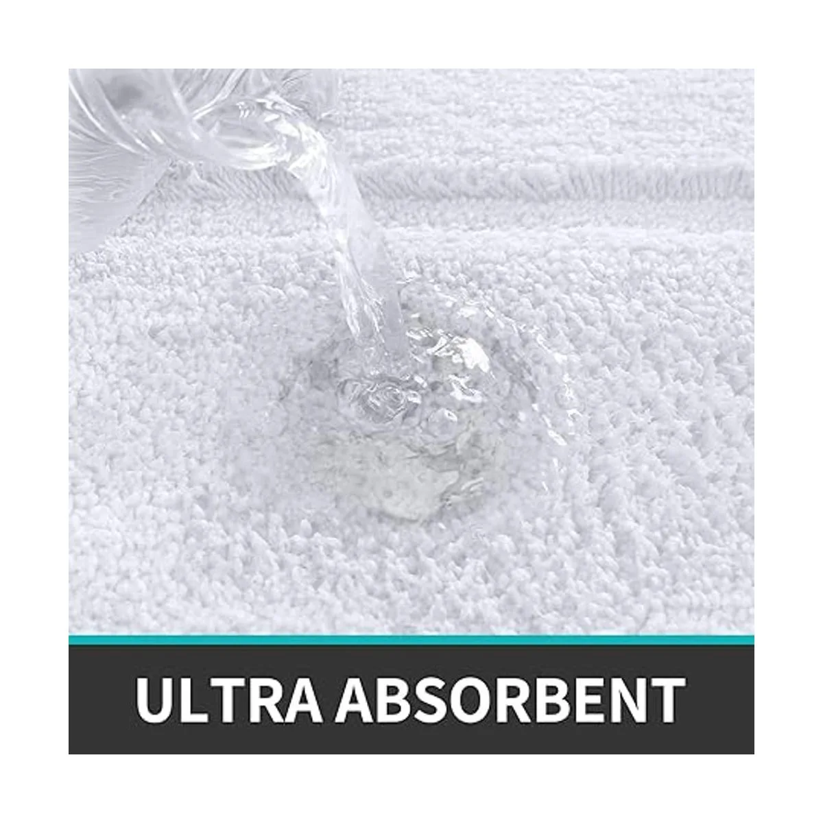 DEXI Alfombra de baño extra suave absorbente alfombra_3