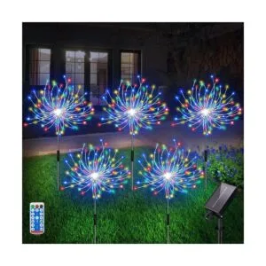 Luces solares de fuegos artificiales paquete de 5 120_1
