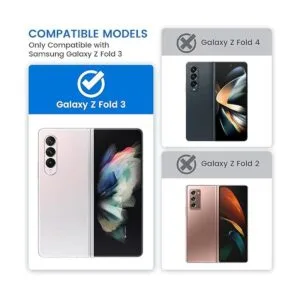 VEGO Funda para Galaxy Z Fold 3 con cubierta de cámara_2